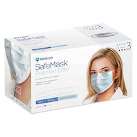 9532067 SafeMask Premier Elite Procedure Earloop Masks White, 50/Box, 2047