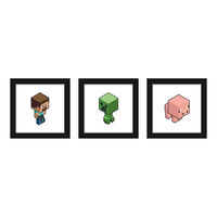 5258067 Wall Art 5258067, Minecraft Wall Art, JV585, 3/Pkg