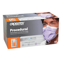 3413167 SecureFit Procedural Masks, Level 2 Lavender, 50/Box, GCPLVSF