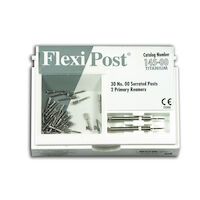 9530587 Flexi-Post Refills and Economy Refills Titanium, Size 00, White, Economy 30/Pkg., 145-00