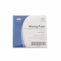 9518587 Mixing Pads Poly-Coated, 6" x 6", Non-Skid Foam, 100 Sheets