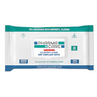 6600987 PharmaCare 70% Alcohol Hand Sanitizing Wipes 50/Pkg., PC-1040-2