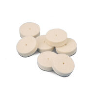 8310197 Buffs Soft Felt Wheel, 5/8" x 1/8", 100/Pkg., 17.364