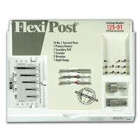 9530497 Flexi-Posts Standard Kits Titanium, Size 1, Red, 10/Pkg., 125-01