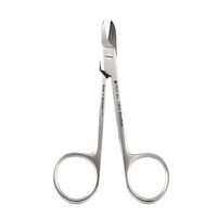 8900797 Stainless Steel Scissors Beebee Crown Curved, 10.5 cm, T804