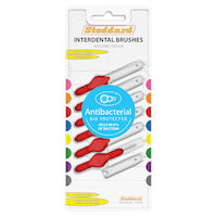 8990108 Antibacterial Interdental Brushes Red, 6/Pkg., ID404/006