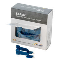 5257908 EzAim X-Ray Positioning System EzAim Individually Cut Adhesive Sensor Holder, Bitewing, 131119, Blue, 50/Pkg