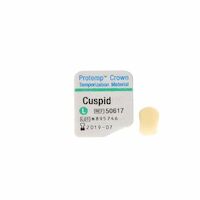8780118 Protemp Crown Temporization Material Refill, Cuspid, Large, 5/Box, 50617