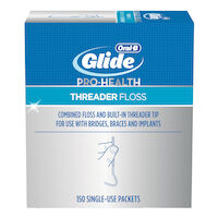 9508418 Oral-B Glide Floss Threader Floss, 150/Pkg., 99545605
