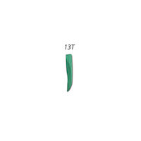 8782518 Sycamore Wood Wedges 13T, Green, 400/Pkg., 9061101