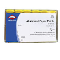 9517618 Absorbent Paper Points Color Coded 50, Vials, 200/Pkg