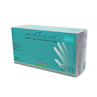 2211028 MIRACLE Nitrile Powder Free (PF) Exam Gloves Medium, 200/Box, Blue, mir165