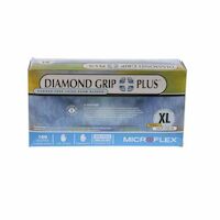 3173128 Diamond Grip Plus Latex PF Gloves Extra-Large, 100/Box, DGP350