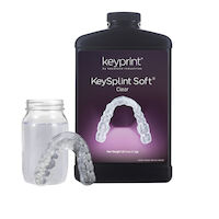 5255128 KeySplint Soft Clear Bottle, 1kg, 4220161, Clear, 8