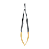 5021528 Perma Sharp Needle Holders Micro Castroviejo Curved, 5 ½", NH5021M