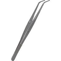 9518138 Cotton and Dressing Pliers Endodontic Lock, Serrated Handle