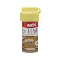 8780238 Knit-Pak Plus Impregnated Knitted Retraction Cord Size 00, Brown, 100", 9007562