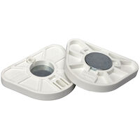 Quickmount Magnetic Mounting Plate White Box of 100 - Quickmount Magnetic Mounting Plate White Box of 100 - Image 1