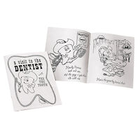 7221048 Coloring Books A Visit to the Dentist, 100/Pkg., 1019441