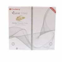 9540848 Curve Fitted Nitrile PF Gloves Size 8, 100/Box, 3428