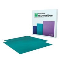 5258358 Hygenic FR Non-Latex Dental Dam Green, 6" x 6", 15483, 30/Pkg