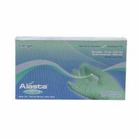9507558 Alasta Aloe Nitrile PF Gloves Large, 100/Box, AA100L
