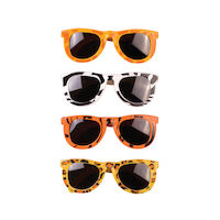 5254758 Sherman Kids Sunglasses Animal Print Child Sized Sunglasses, 2.25" x 6", S6502, 24/Pkg