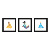 5258068 Wall Art 5258068, Disney Princess Wall Art (Belle, Jasmine and Cinderella), JV586, 3/Pkg