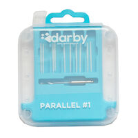 9520868 Parallel Fiber Posts Size 1 Kit, 0.9mm, 10 Parallel Posts, 1 Bur