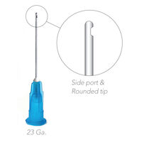 5251868 Endo Irrigation Needle Tips Side Port Needle Tip, 23 Gauge, 100/Box, Blue