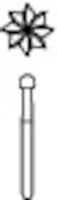 8640678 Midwest Operative Carbides Latch 100/Bag Round, 2.3, 80, 100/Bag, 386107