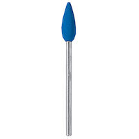 9591088 NTI Silicone Blue Medium Grit Polishers Flame, P0440, 045, HP, Blue, 10/Pkg.