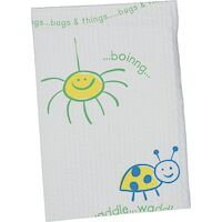 9538488 Tidi Towels 2-Ply Tissue, 1-Ply Poly, 10"x 13", Bugs & Things, 250/Pkg., 981410