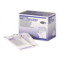 Purple Nitrile Sterile Pairs Exam Gloves, Powder-Free, Large, 50/Box, 55093 thumbnail 2