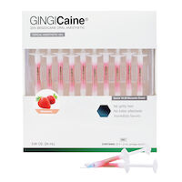 9200298 Gingicaine Gel Syringe Kit, Strawberry, 1.2 ml, 20118S
