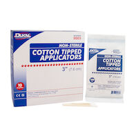 5254219 Cotton Tip Applicators 6" Non Sterile Cotton Tip Applicators Non Sterile, 3", 9003, 1000/Pkg