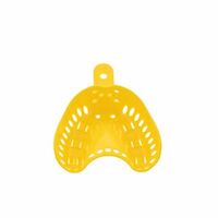 2211319 Tuff Lock Disposable Impression Trays Adult, Large, Upper, Yellow, 50/Bag, GIT-U1