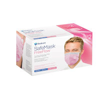 SafeMask FreeFlow Level-2 Masks 50/Bx Pink thumbnail 2