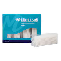 9532429 Microbrush Plus Superfine, Applicators, White, 400/Pkg, PSF400
