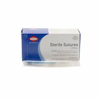 9505529 Silk Non-Absorbable Sutures 4/0, 3/8" Reverse Cutting, NFS-2, 18", 12/Box