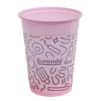 5258439 Monoart Graffiti Plastic Cup Pink Graffiti, 21410066, 200/Pkg