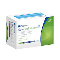 9530539 SafeSeal Quattro Self Sealing Sterilization Pouches with TruePress Technology 5.25" x 6.5", 200/Box, 88020-4