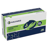 9900049 Flexaprene Green PF Gloves X-Large, 200/Box, 44796