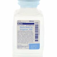 0063159 Sterile Water Bottle 250 ml Bottle, 2F7112
