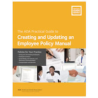 5255359 New, Newly Updated and Bestsellers from the ADA ADA Practical Guide to Crating and Updating an Employee Policy Manual, J70BT