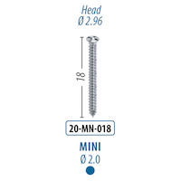496-0459  2.0 mm x 18 mm, Mini Screw, 20-MN-018 product image