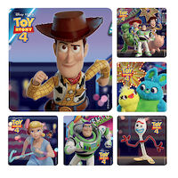 3310859 Assorted Stickers Toy Story 4, 100/Roll, PS680