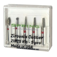 5254959 Spring FG Diamonds Zirconia Cutter Kit, Fine Grit, Zirc5