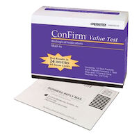 2211179 ConFirm Mail-in Sterilizer Monitoring Service 2 Strip Test, 12/Box, CVT120