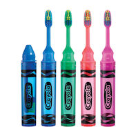 8110499 GUM Crayola Travel Toothbrush Travel Toothbrush, 12/Pkg., 228PA